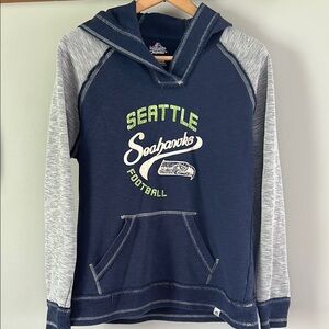 Majestic Blue and Gray Seattle Sweatshirt